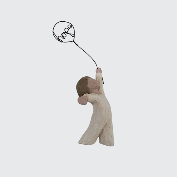 Preowned Willow Tree Little Child "Hope" Will Lift Us Up Figurine - Picture 1 of 8